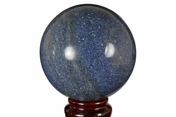 Polished Dumortierite Sphere - Madagascar #157676